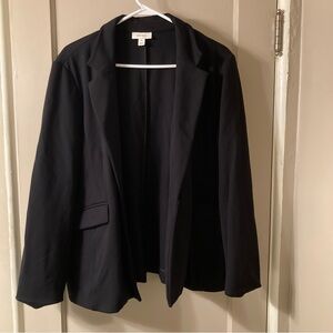On 34th Women's One-Button Black Blazer
